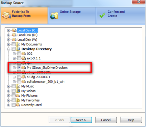 Desktop Sync to GDrive (Google Docs) and SkyDrive All at Once